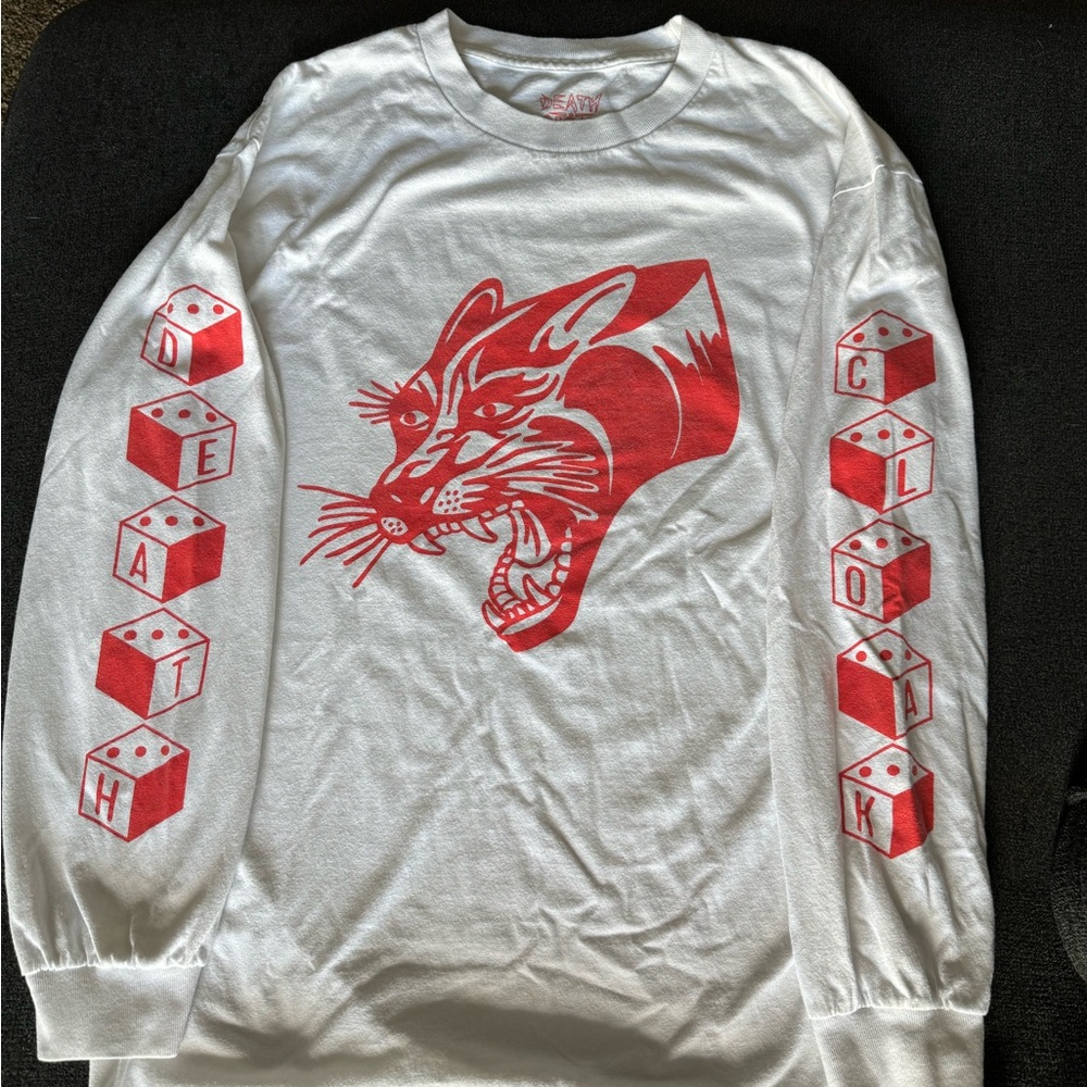 Long sleeve death cloak graphic tee